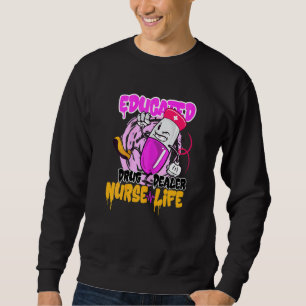 Womens Nurse Day Student Nurse Pharmacy Healthcare Sweatshirt