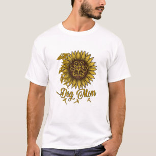 Womens Nurse Dog Mum Paw Lover Proud RN ER CNA Nur T-Shirt