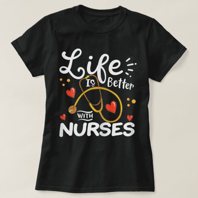Womens Nursing Student Mum Nursing School Future N T-Shirt (Design Front)
