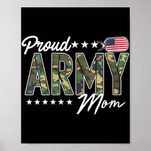 Womens Ocp Proud Army Mum For Mothers Of Soldiers Poster