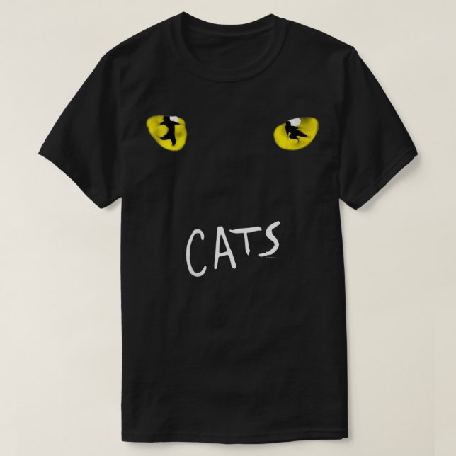 Womens Official 'CATS' Logo VNeck  T-Shirt (Design Front)