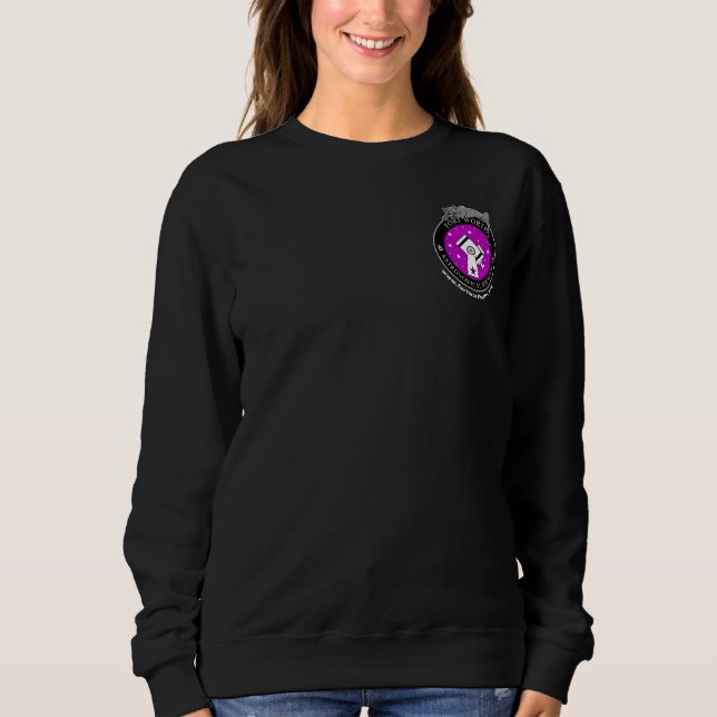 Women's Official Small Logo Sweatshirt Black (Front)