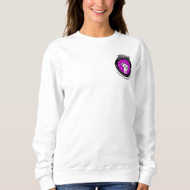 Women's Official Small Logo Sweatshirt White (Front)