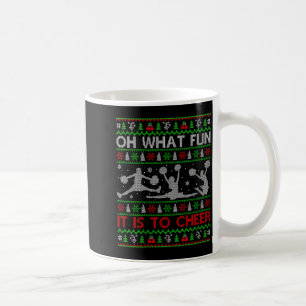 Womens Oh What Fun It Is To Cheer Christmas Cheerl Coffee Mug