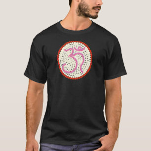 Womens Om Green Yoga 1 T-Shirt