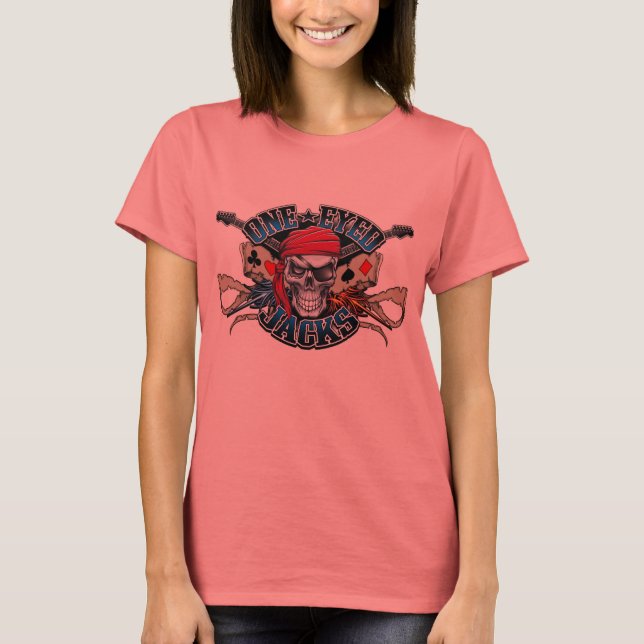 Women's One Eyed Jacks tee (Front)