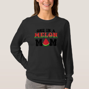 Womens One In A Melon Mum First Birthday Watermelo T-Shirt