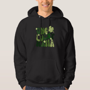 Womens One Lucky Mama St Patricks Day Mom Mother S Hoodie