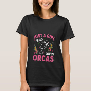 Womens Orca Fish  Just A Girl Who Loves Orcas Tank