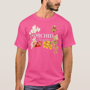 Womens Orchid Whisperer T Shirt I Love Orchids Shi