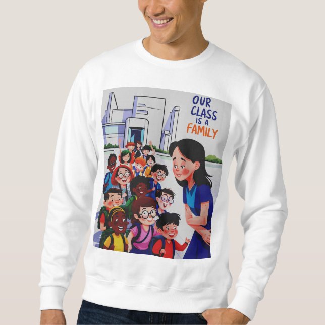 Womens Our Class is a family Sweatshirt (Front)