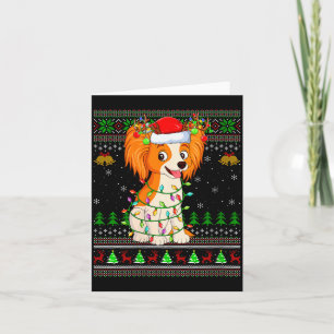 Womens Pallon Dog Ugly Christmas Sweaters Holiday  Card