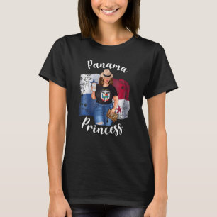 Womens Panama Princess Loves Coffee Panamanian Caf T-Shirt