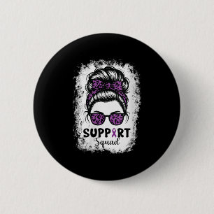 Womens Pancreatic Cancer Awareness Support Squad M 6 Cm Round Badge