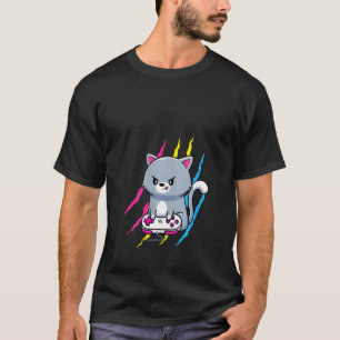 Womens Pansexual Gaymer Geek Pride Lgbt Video Game T-Shirt