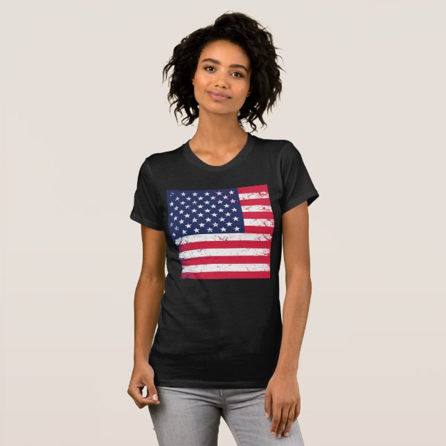 Women's Patriotic T-shirt (Front Full)