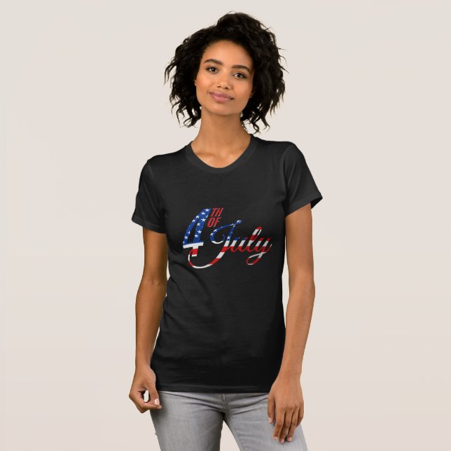Women's Patriotic T-shirt (Front Full)