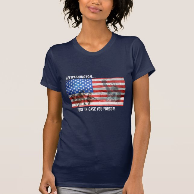 Womens Patriotic T-Shirt (Front)
