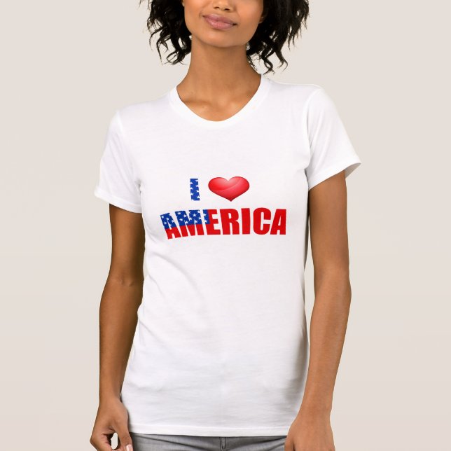 Women's Patriotic T-Shirt (Front)