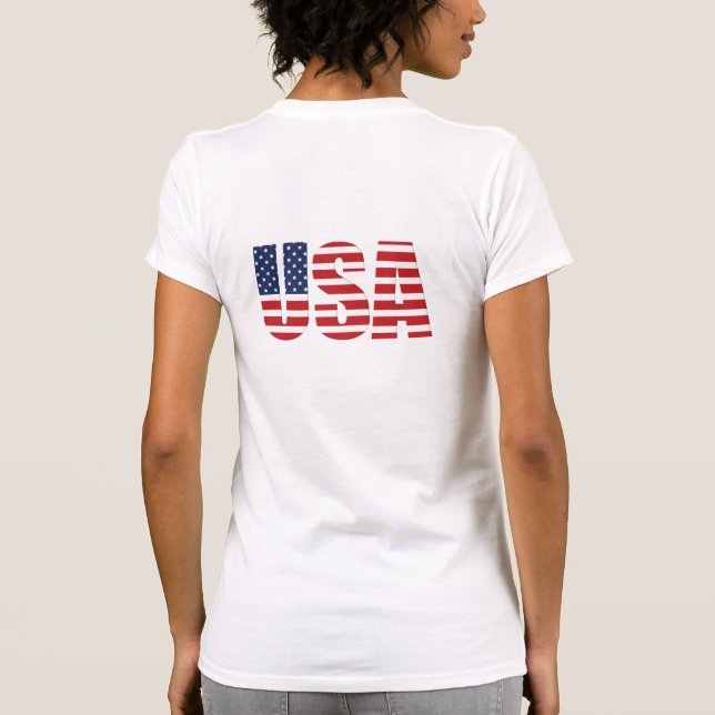 Women's Patriotic T-shirt (Back)