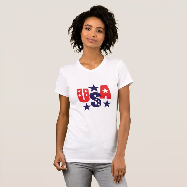 Women's Patriotic T-shirt (Front Full)