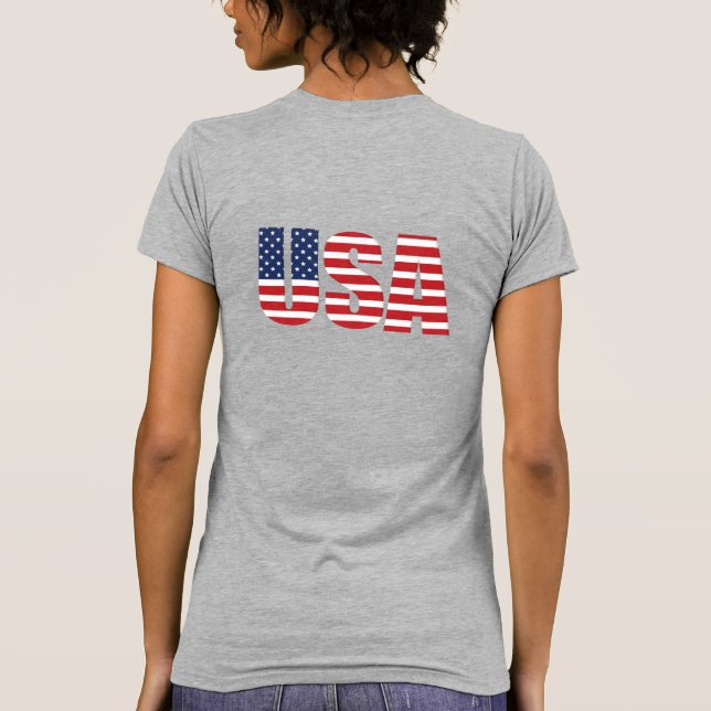 Women's Patriotic T-shirt (Back)