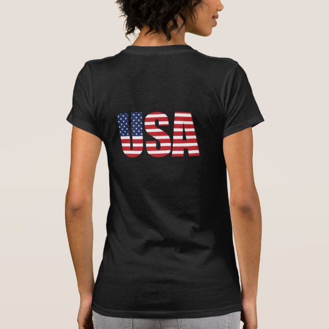 Women's Patriotic T-shirt (Back)