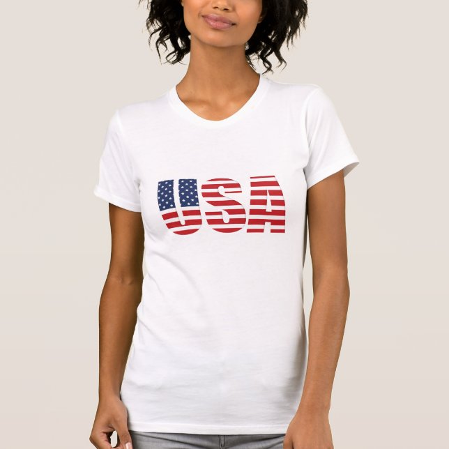 Women's Patriotic T-Shirt (Front)