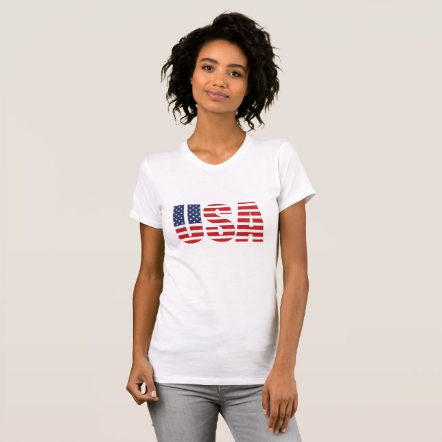 Women's Patriotic T-shirt (Front Full)
