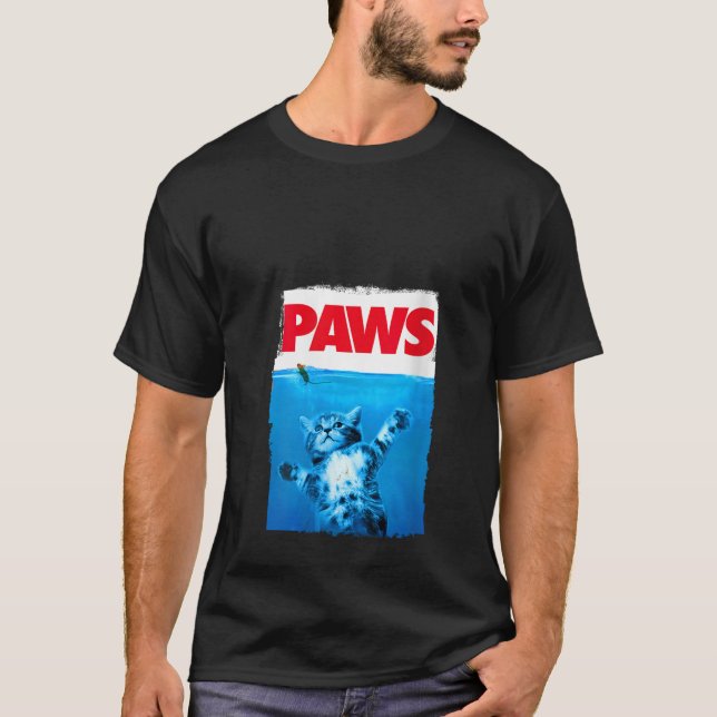 Womens Paws Cat and Mouse Top Cute Funny Cat Lover (Front)