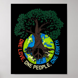 Womens Peace Tree Love - Environmental Protection Poster
