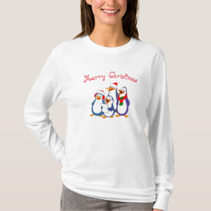 Women's Penguin Merry Christmas Shirt