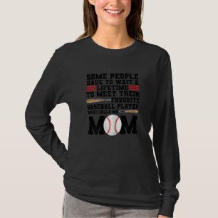 Womens People wait lifetime meet baseball Baseball T-Shirt