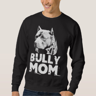Womens Perfect For American Pitbull Lover Bully Mo Sweatshirt