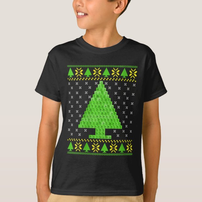 Womens Periodic Table Ugly Christmas Sweater  (Front)