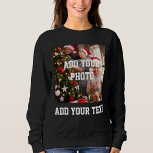 Women's Personalized Photo Logo Template Christmas Sweatshirt