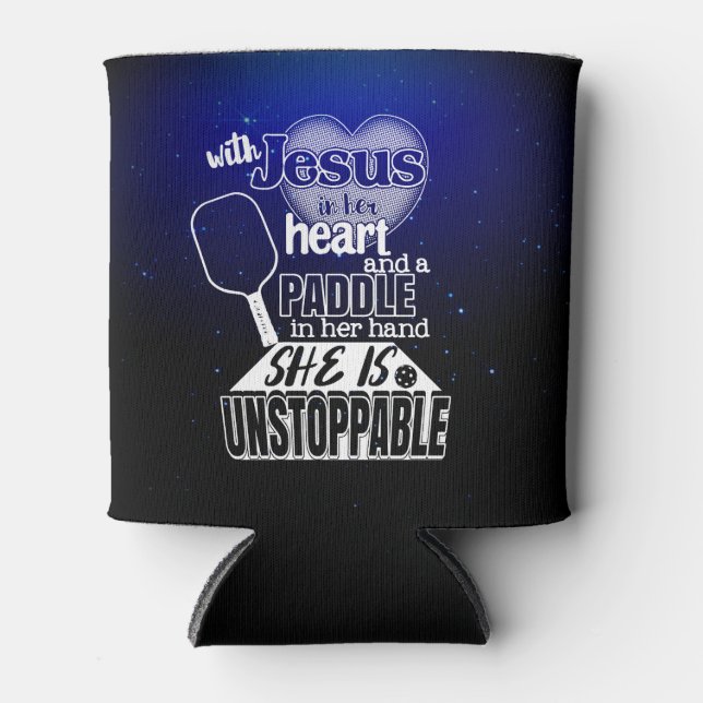Women's Pickleball and Jesus Can Cooler (Front)