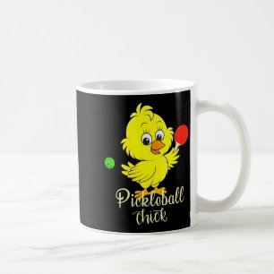 Womens pickleball chick funny pickle ball coffee mug