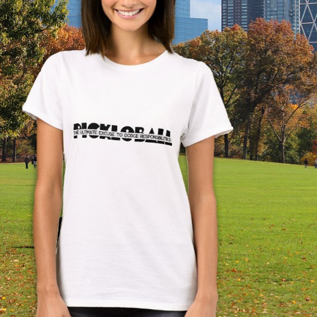 Women's Pickleball Tee Humour (Creator Uploaded)