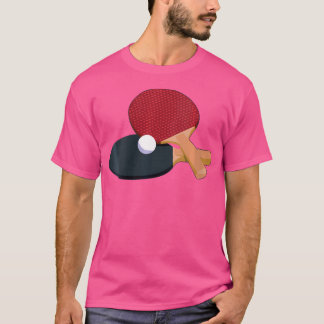 Womens Pimples Rubber Table Tennis For Material Pl T-Shirt