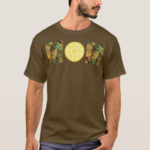 Womens Pineapple Mum Outfit Aloha Hawaii Beaches F T-Shirt