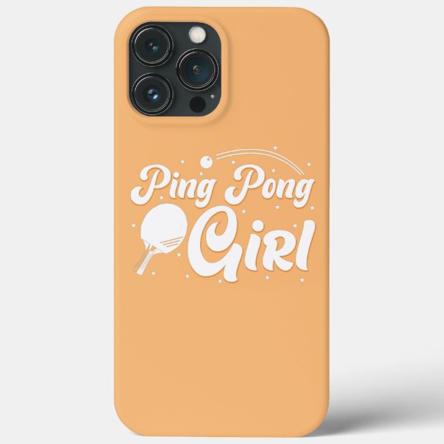 Womens Ping Pong Girl  Case-Mate iPhone Case (Back)