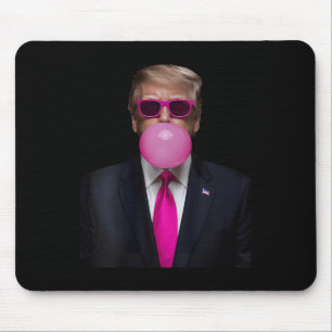 Womens Pink Trump Bubble Gum 2024 Vote President F Mouse Pad