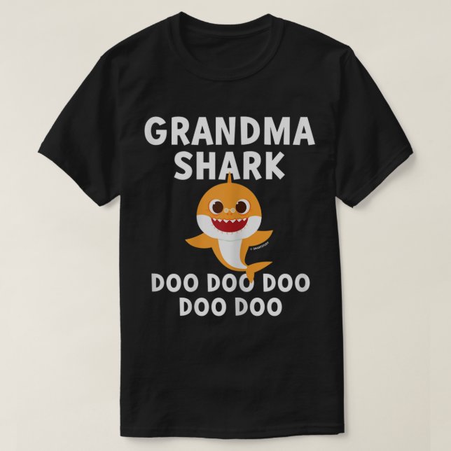 Womens Pinkfong Grandma Shark Official  T-Shirt (Design Front)