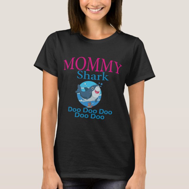Womens Pinkfong Mommy Shark Official  T-Shirt (Front)