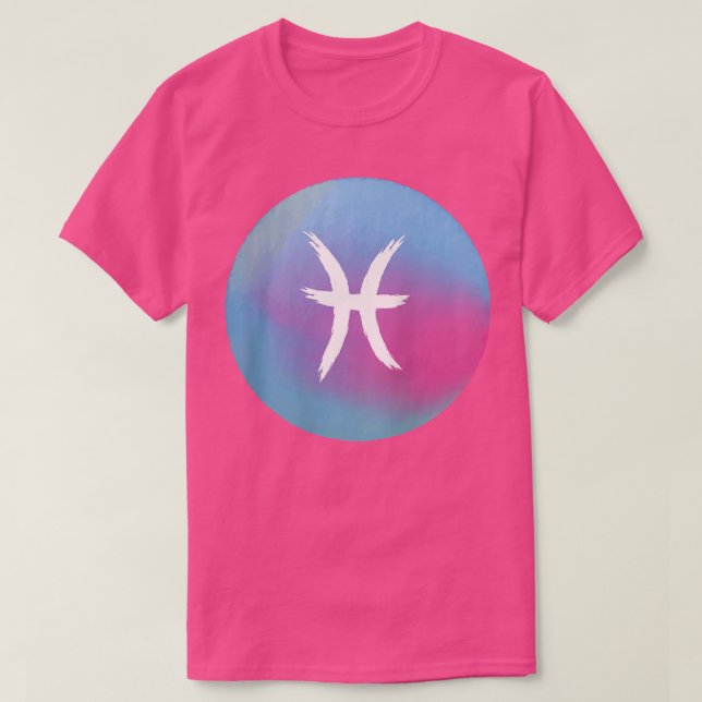 Womens Pisces Astrology Horoscope  Women Teens Bac T-Shirt (Design Front)