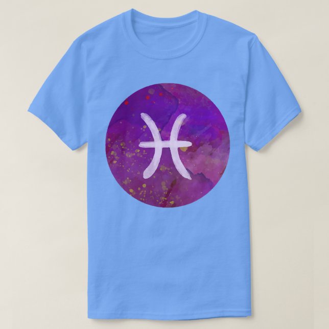 Womens Pisces Astrology Horoscope  Women Teens Bac T-Shirt (Design Front)