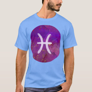 Womens Pisces Astrology Horoscope Women Teens Bac T-Shirt
