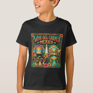 Womens Playa Del Carmen Mexico Travel Souvenir T-Shirt