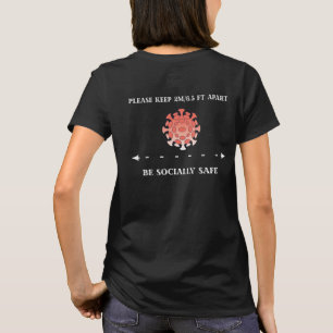 Women's Please Keep 2 m Apart T-Shirt